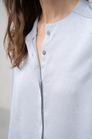 Blusa Fermo cinza pérola